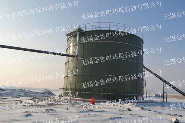 杭州臨安搪瓷拼裝罐沼氣發電項目效果展示